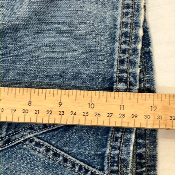 Billabong size 11 Jean Mini Skirt Casual Chic waist 34.5” - Picture 15 of 16